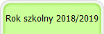Rok szkolny 2018/2019